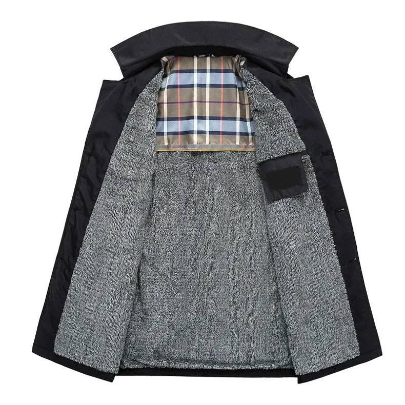 West Louis Designer Business Trench Coat
