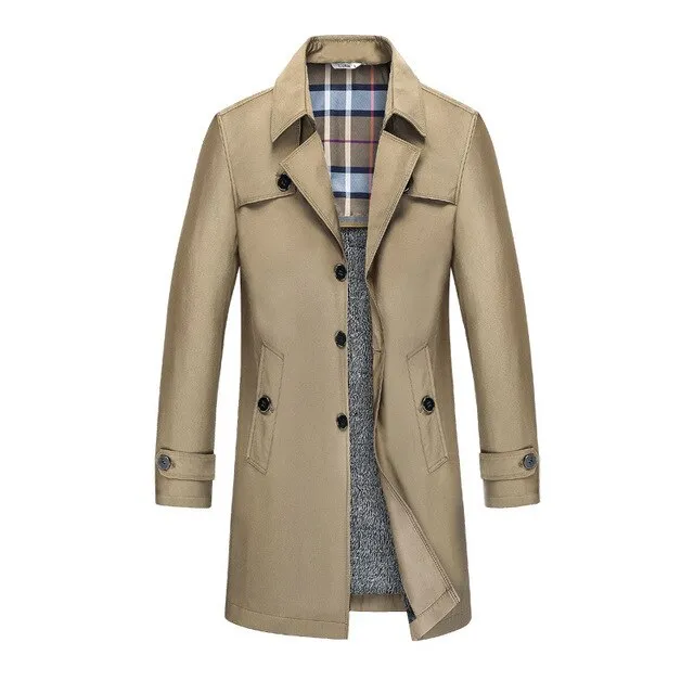 West Louis Designer Business Trench Coat
