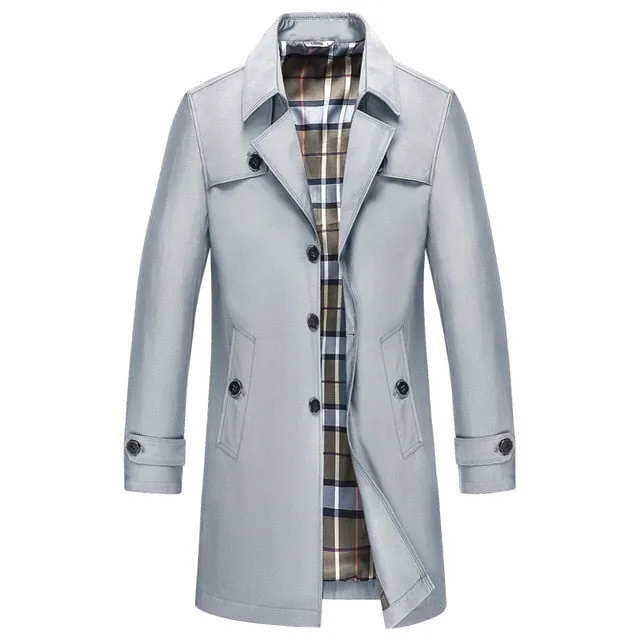 West Louis Designer Business Trench Coat