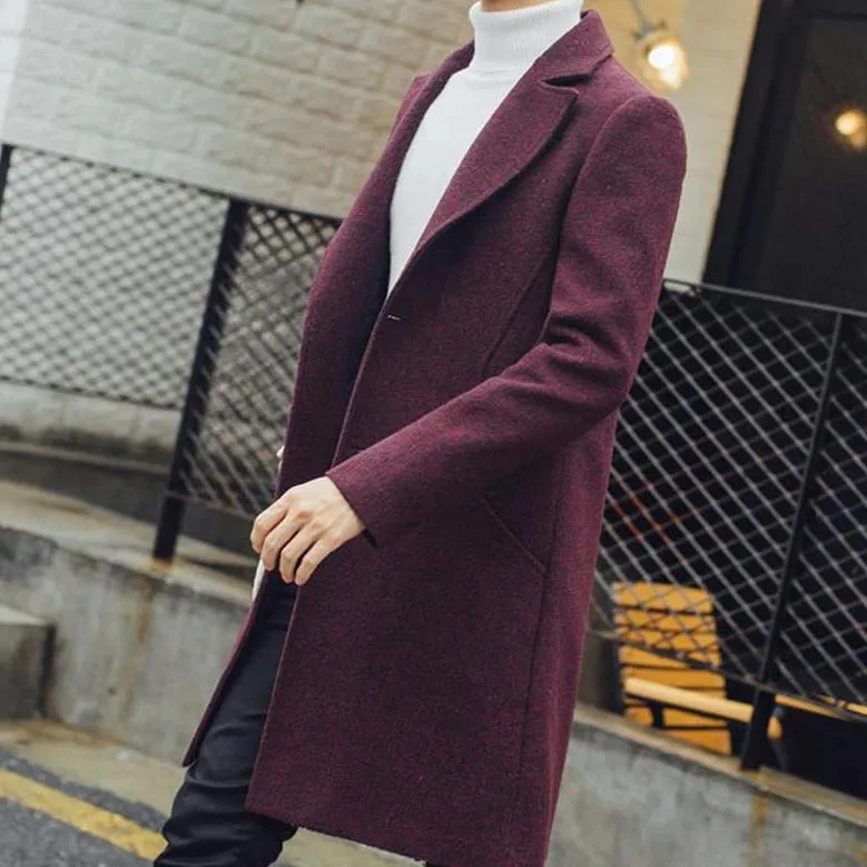 West Louis Long Trench Fashion Coat