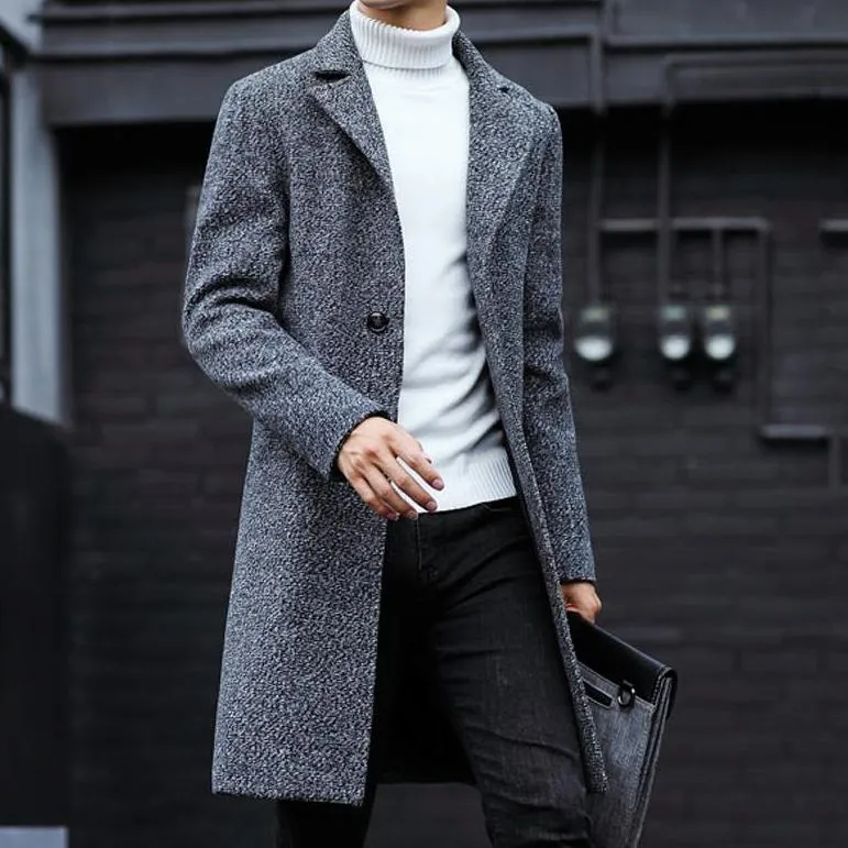 West Louis Long Trench Fashion Coat