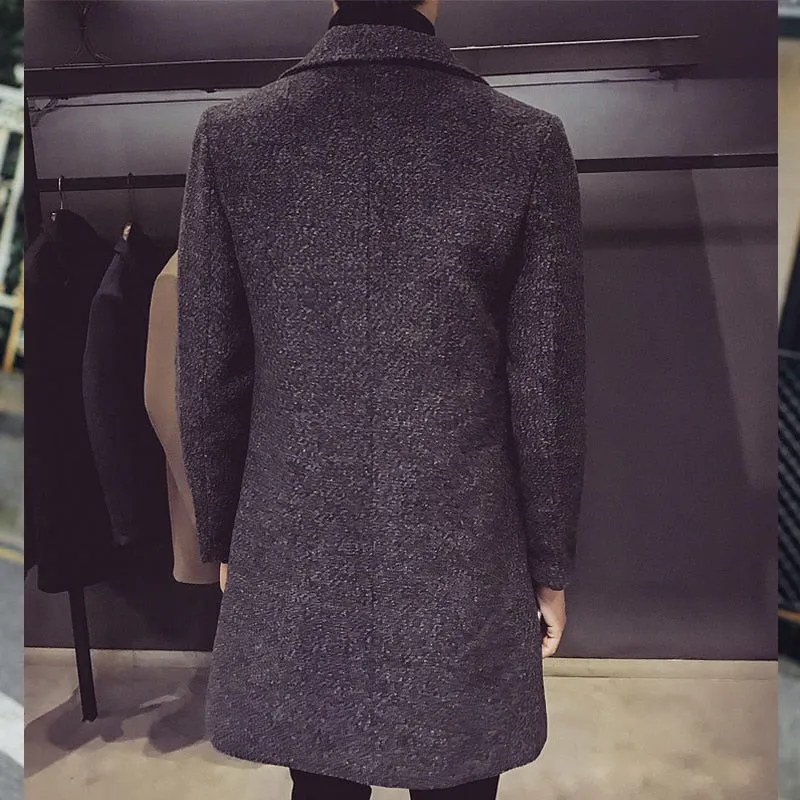 West Louis Long Trench Fashion Coat