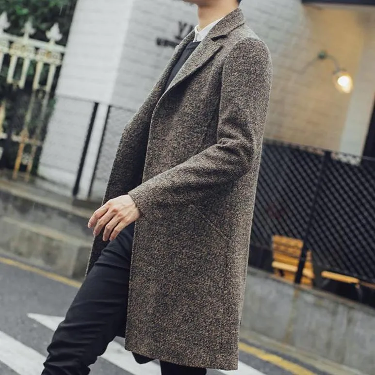 West Louis Long Trench Fashion Coat