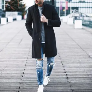 West Louis Men Parka Stylish Overcoat
