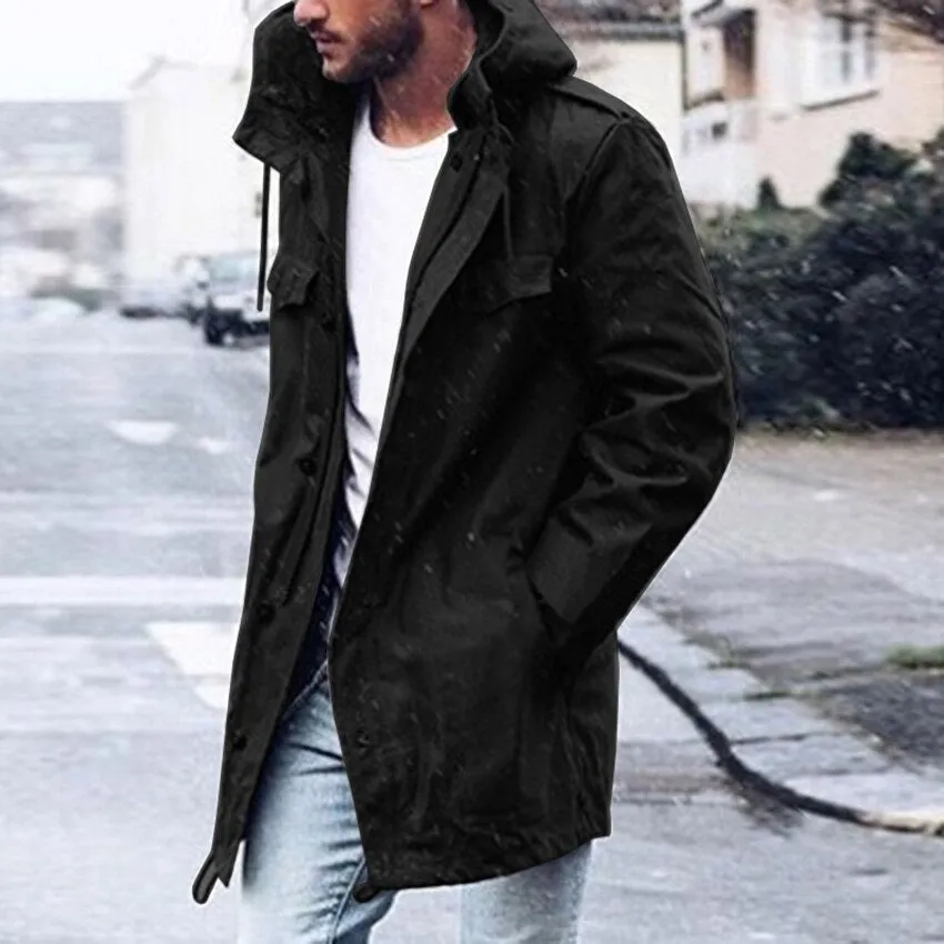 West Louis Windbreaker Trench Stylish Coat
