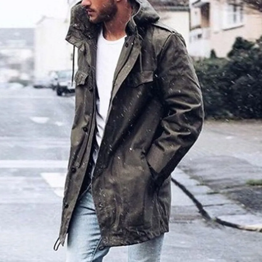 West Louis Windbreaker Trench Stylish Coat