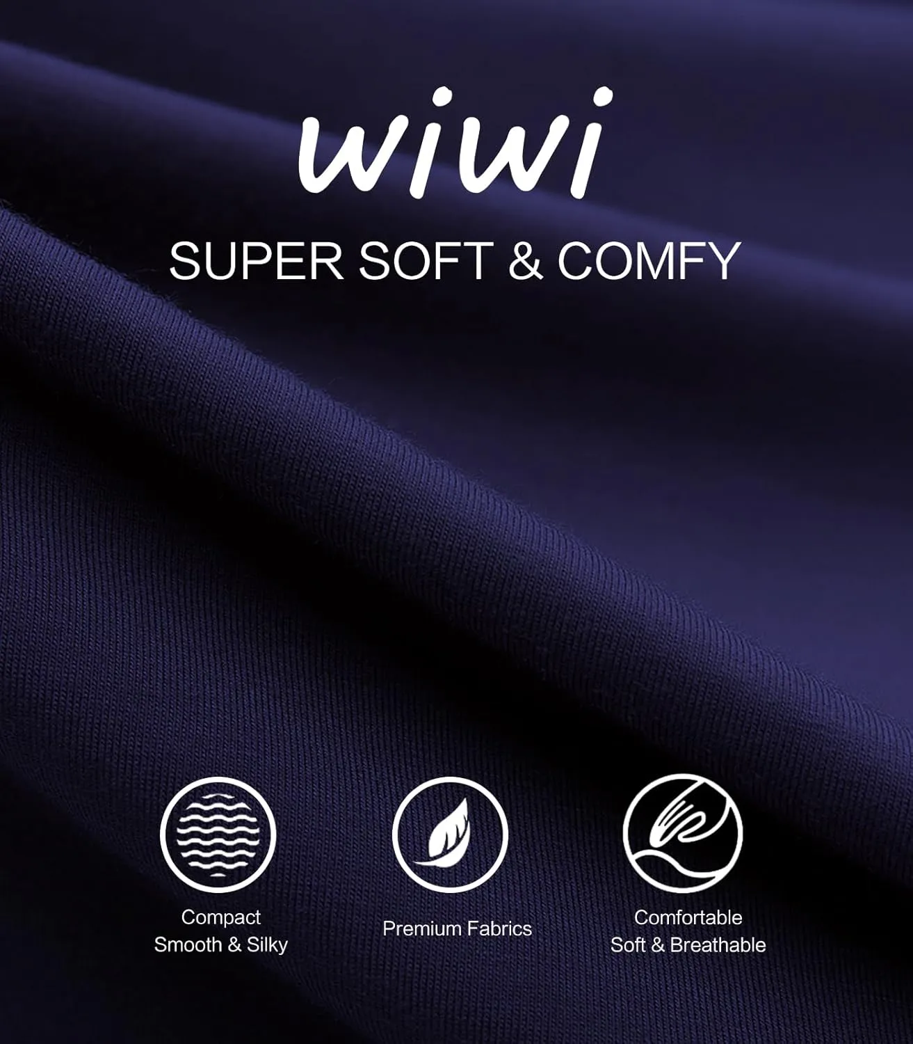 WiWi Viscose from Bamboo Mens Pajama Pants Jogger Bottoms Sleep Pant with Pockets Sweatpants S-XXL