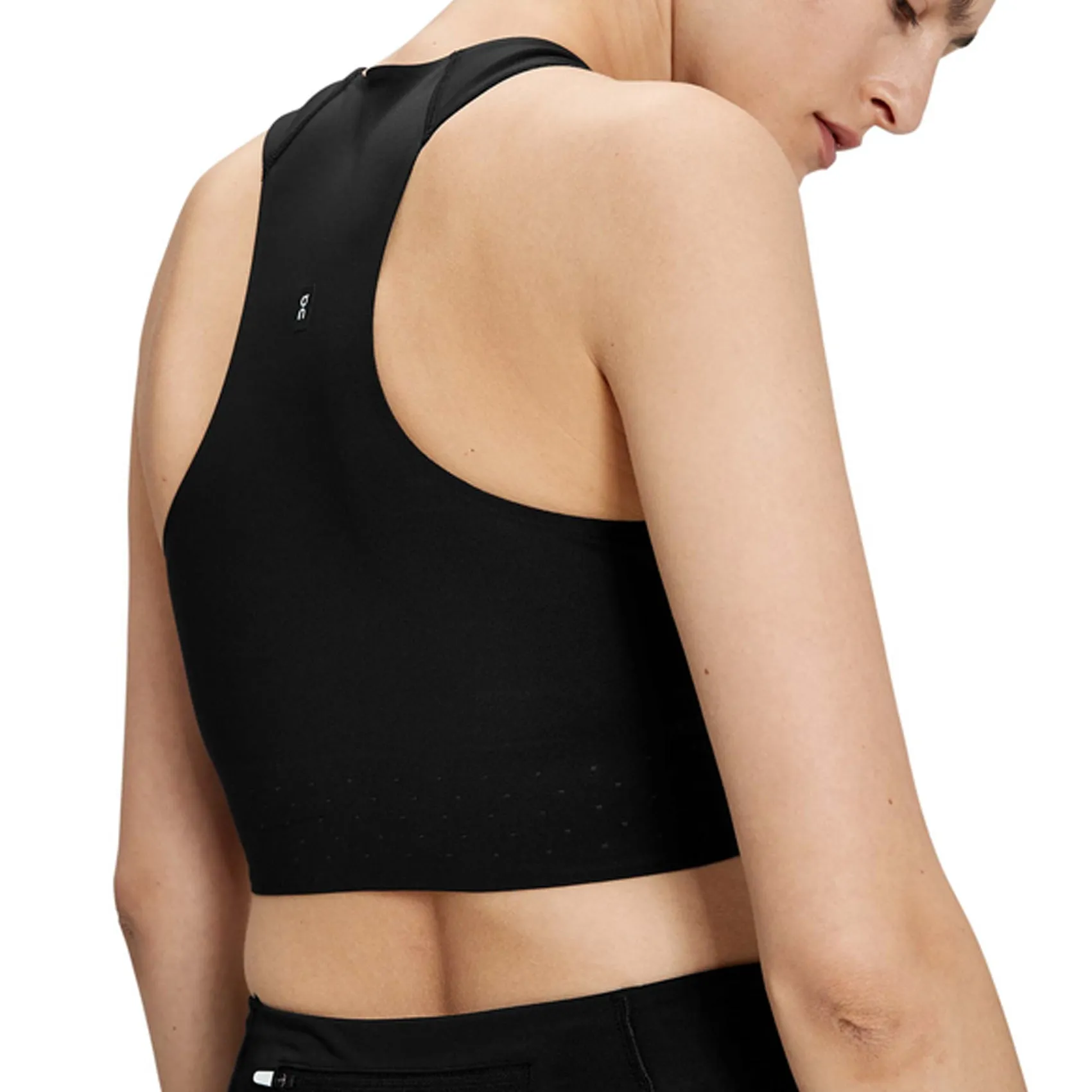 Womens On Running Race Crop Top