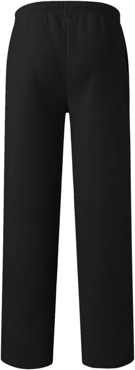 Womens Wide Leg Sweatpants Casual High Waist Baggy Sweatpants Boyfriend Fleece Jogger Pants with Pockets Trousers