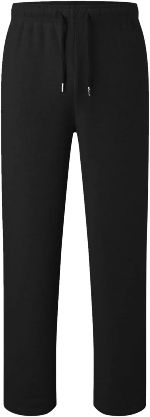 Womens Wide Leg Sweatpants Casual High Waist Baggy Sweatpants Boyfriend Fleece Jogger Pants with Pockets Trousers