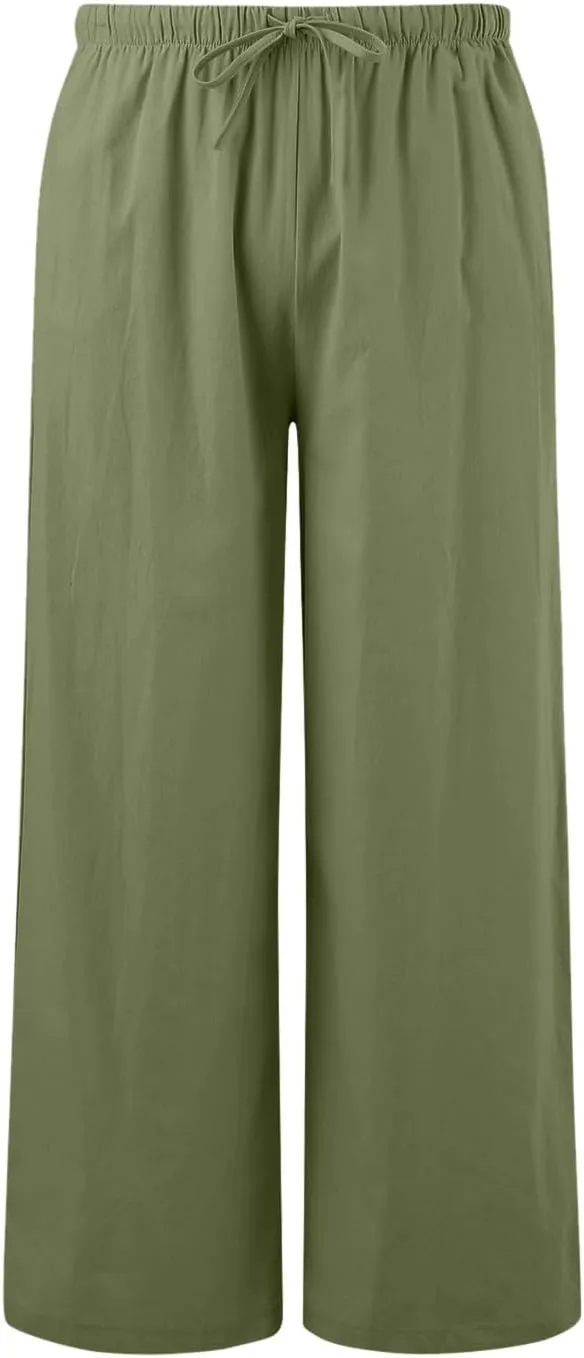 Women's Winter Warm Fleece Joggers Pants Winter Opaque Hiking Leggings with Pockets Fleece Lined Flare