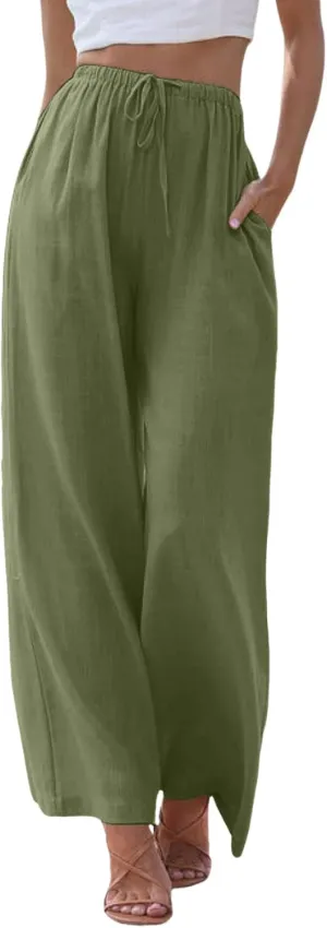 Women's Winter Warm Fleece Joggers Pants Winter Opaque Hiking Leggings with Pockets Fleece Lined Flare
