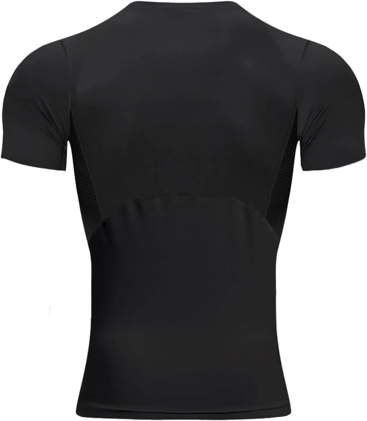 Youper Elite Men's Compression Short-Sleeve T-Shirt, Sportswear for Football, Exercise & Fitness