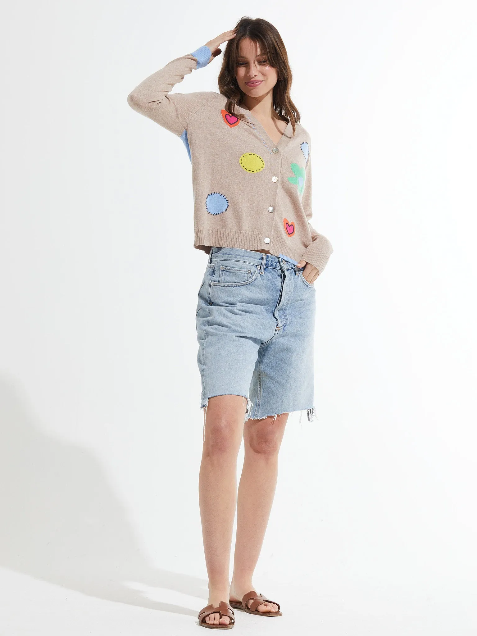 ZP Flowers and Spots Cardigan