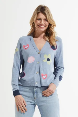 ZP Flowers and Spots Cardigan
